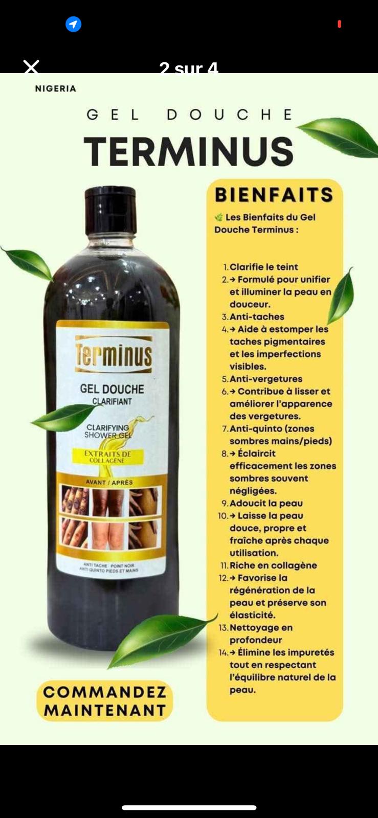 Gamme Terminus – Routine complète pour une peau propre, douce et éclatante