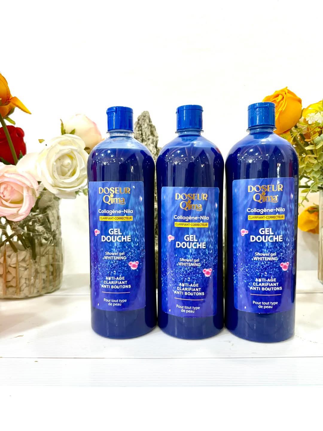 Gel Douche Doseur Qima – Nettoyant Clarifiant & Anti-Âge