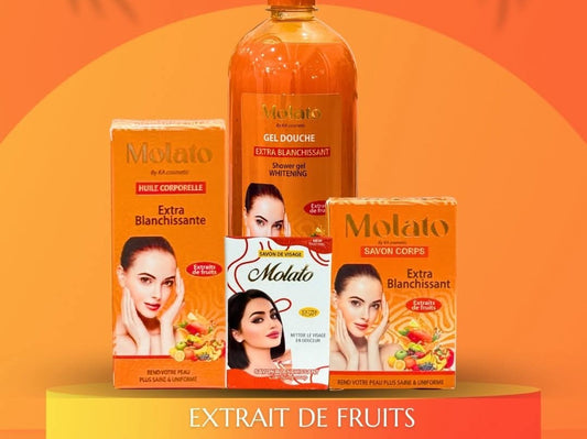 Duo Éclat Intense Molato – Gel Douche & Huile Corporelle Unifiante