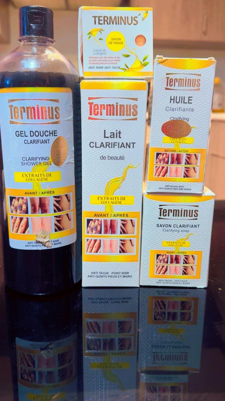 Gamme Terminus – Routine complète pour une peau propre, douce et éclatante