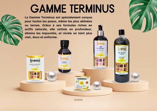 Gamme Terminus – Routine complète pour une peau propre, douce et éclatante